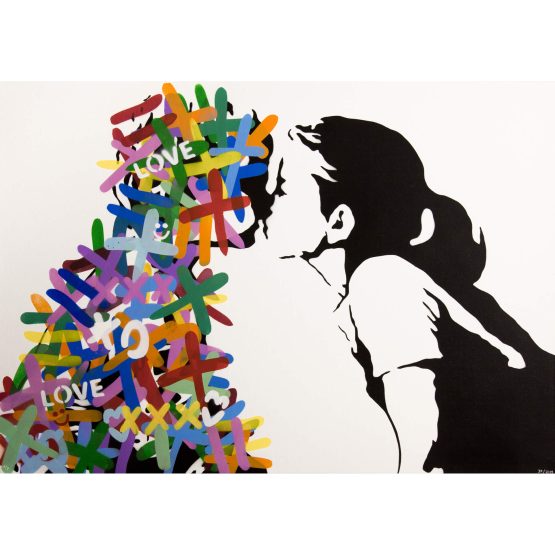 3F - The Kiss Canvas