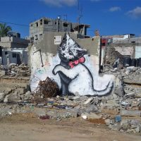 Banksy's Gaza Kitty