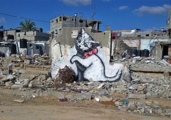 Banksy's Gaza Kitty