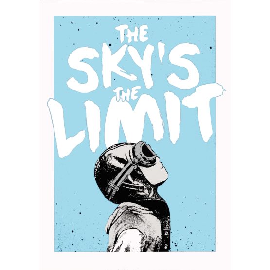 NME - The Sky's The Limit Print (Silver) (P/P)