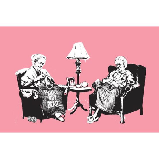 Banksy - Grannies (Signed)