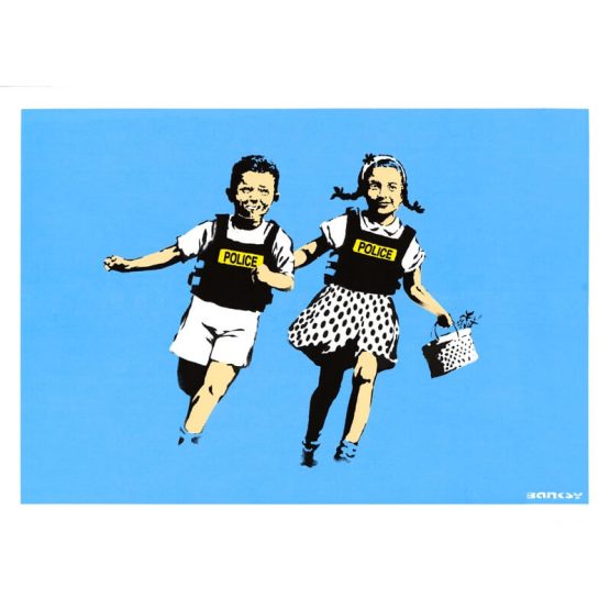 Banksy - Jack & Jill (Police Kids) (Unsigned)