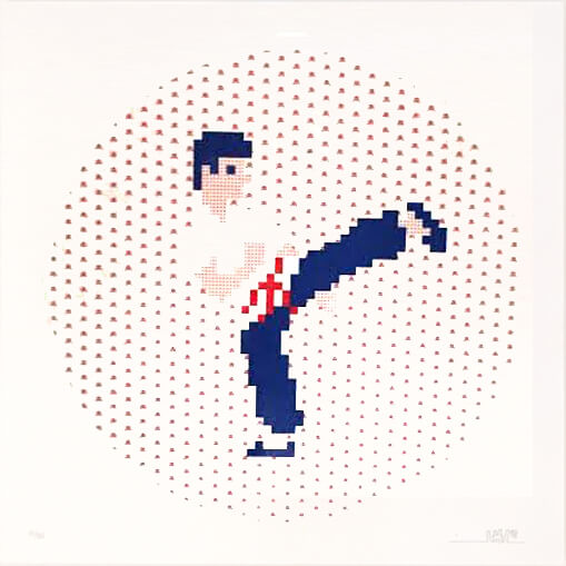 Invader - Kung Fu Print