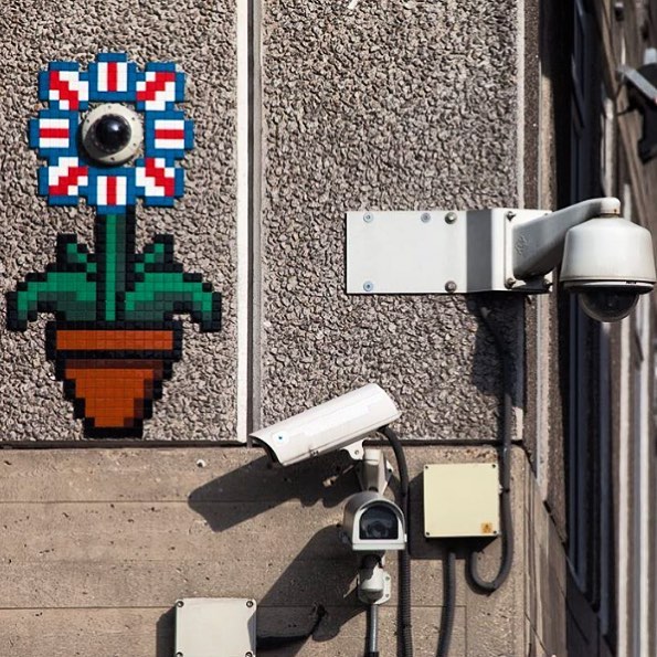 CCTVflower London Invasion 2016 Photo © Space Invader