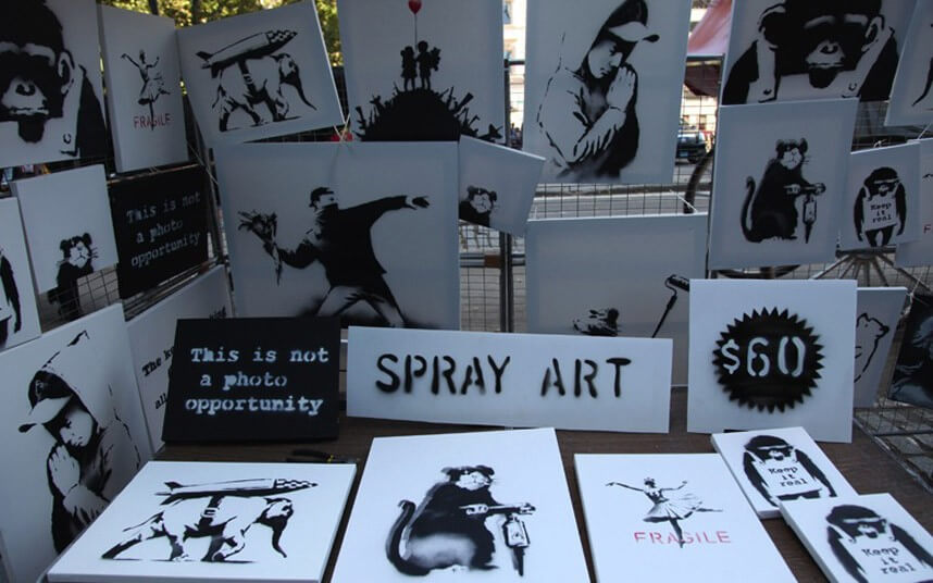 Banksy - Better Out than In - New York Residency - Street Art Intervention 2013
