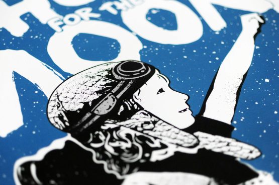 NME - Shoot For The Moon (Silver Edition) Print Detail