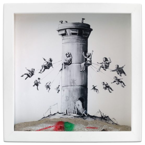 Banksy Walled Off Hotel Boxset digital print concrete 2017 GraffitiStreet