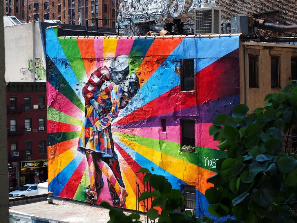 KOBRA, "Colors of Liberty" Peace Project, New York City 2018.