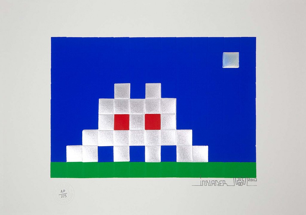 Invader - Home Earth Print