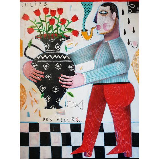 Joachim Lambrechts - Man With Tulips 1/1