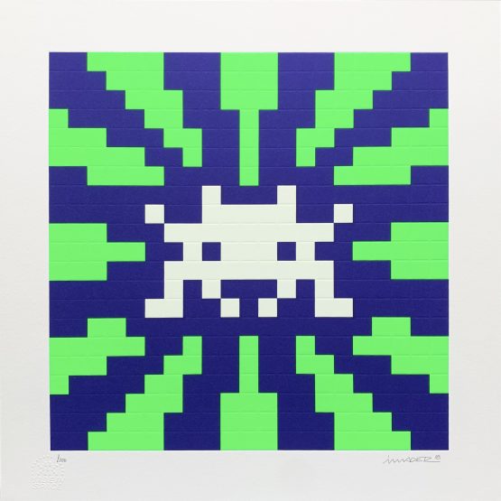 Invader - Sunset (Blue & Green Glow in The Dark)