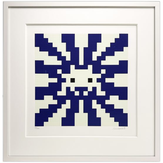 Invader - Sunset (Blue & White Glow in the dark)