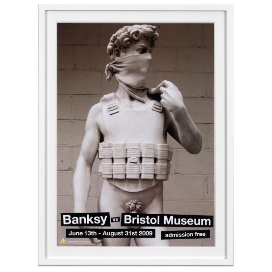Banksy - 'Banksy vs Bristol Museum' David (Framed)
