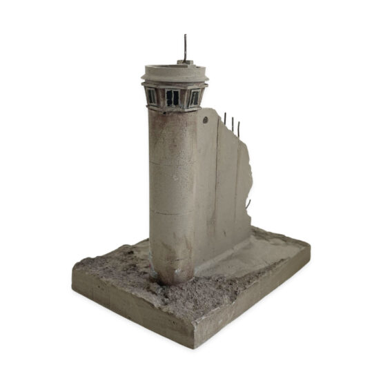Banksy Walled Off Hotel Love Hurts defeated wall section sculpture 2018 GraffitiStreet
