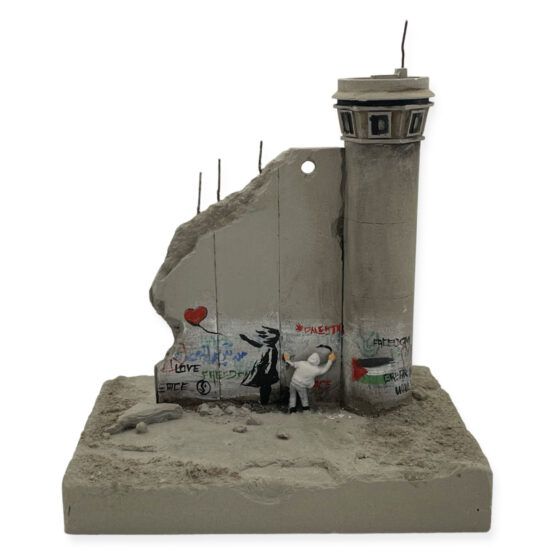 Banksy - Walled Off Hotel Defeated Wall Section "Girl With Balloon" (2018)