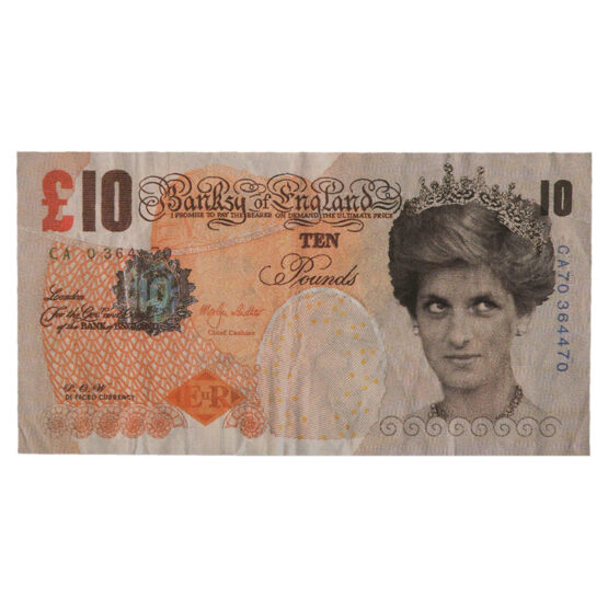 Banksy Di-Faced Tenner offset lithograph 2004 Lazarides provenance GraffitiStreet
