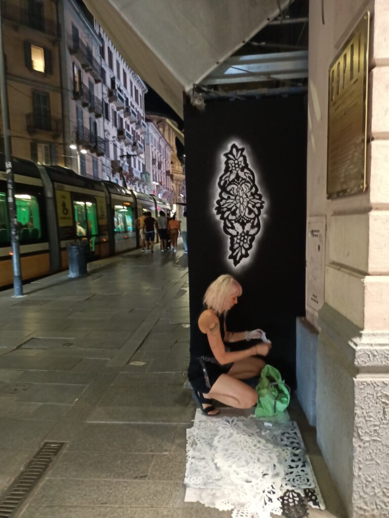 NeSpoon Illegals stencil painting