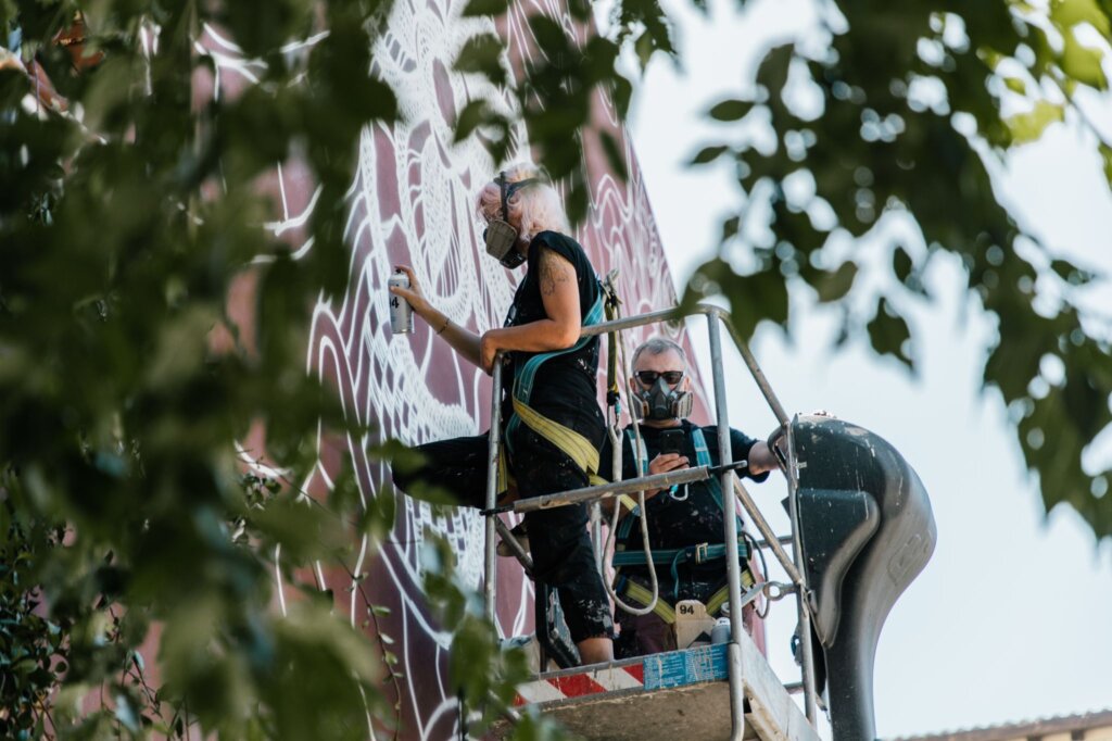 Interview with Street Artist NeSpoon (IWD SPECIAL), 2023. Image © NeSpoon