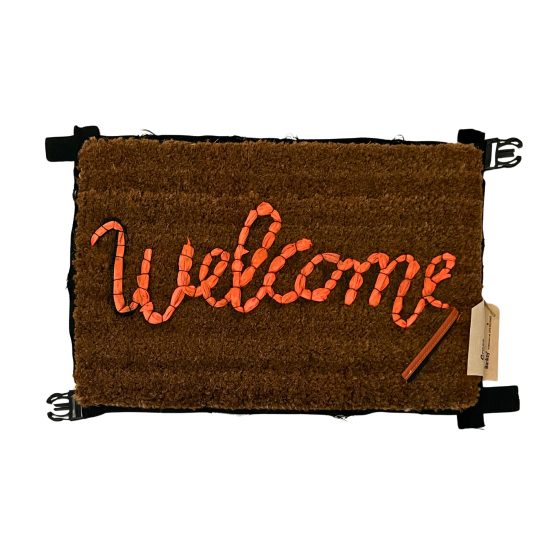 Banksy GDP Welcome Mat life vest fabric doormat GraffitiStreet