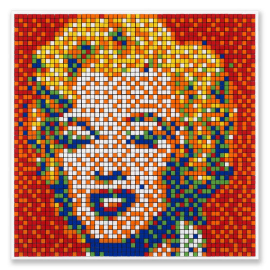 Invader - Rubik Shot Red Marilyn