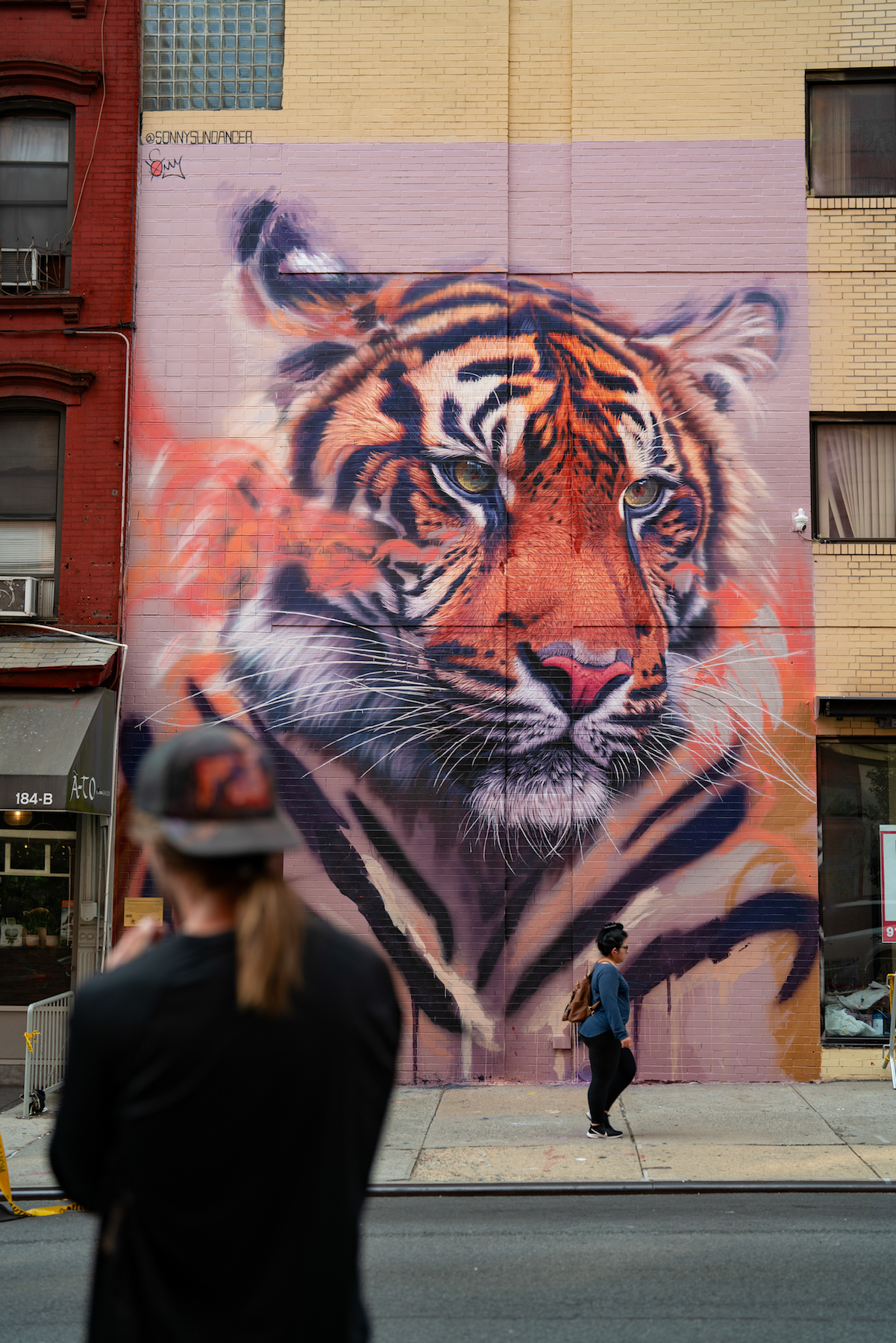 Sonny Sundancer, Beyond Borders, The Beauty and Peril of the Tiger Mural, Manhattan, NYC 2023. Image © Just a Spectator