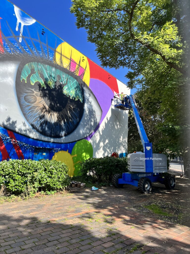 My Dog Sighs Everyman mural LOOK UP Portsmouth 2025
