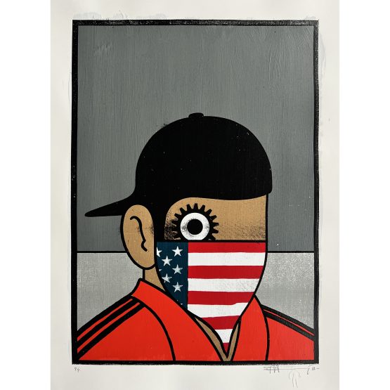 Paul Insect - Clockwork America (Grey) Printers Proof