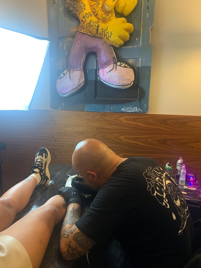 RESTLESS graffiti tattoo and character art
