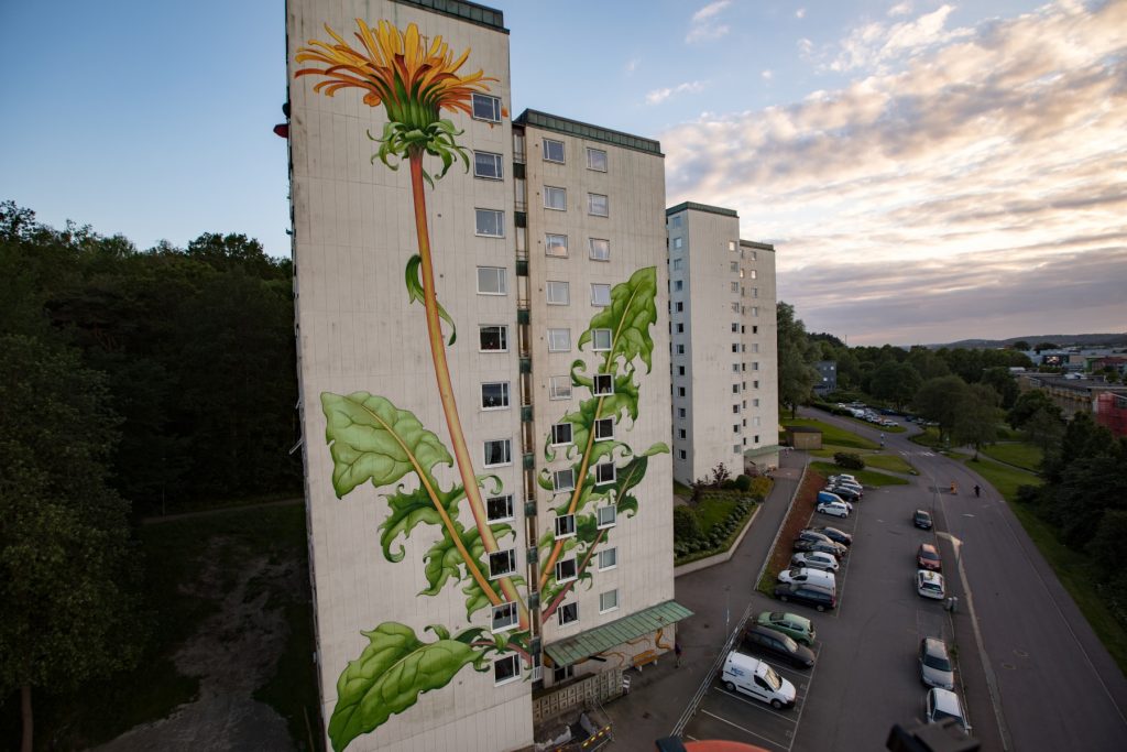 Mona Caron Weeds artwork symbolising resilience