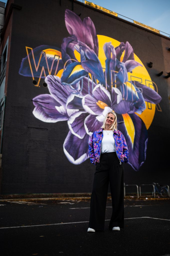Sophie Mess floral mural artist