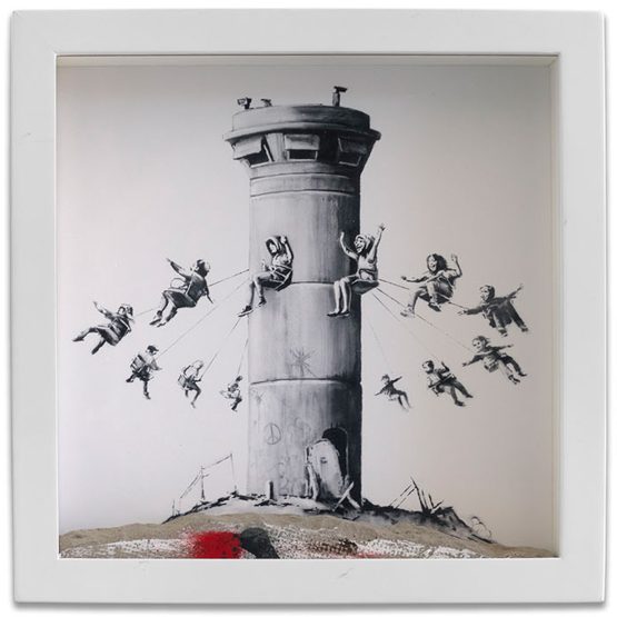 Banksy Walled Off Hotel Boxset digital print concrete 2017 GraffitiStreet