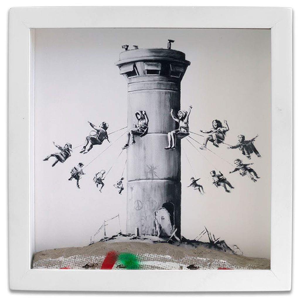 Banksy Walled Off Hotel Boxset digital print concrete 2017 GraffitiStreet