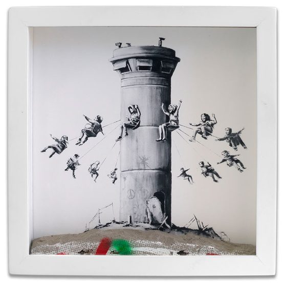 Banksy Walled Off Hotel Boxset digital print concrete 2017 GraffitiStreet