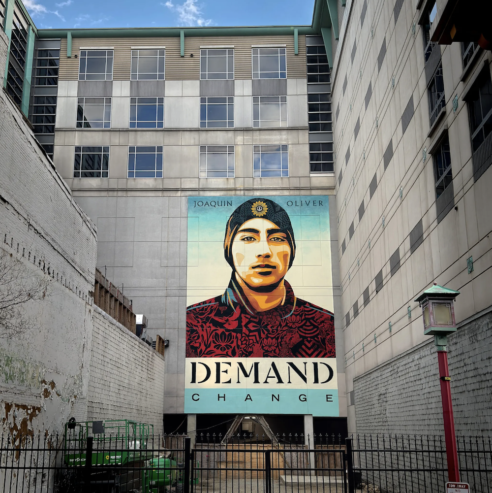 Street art recap 2025 mural by Shepard Fairey in Washington DC