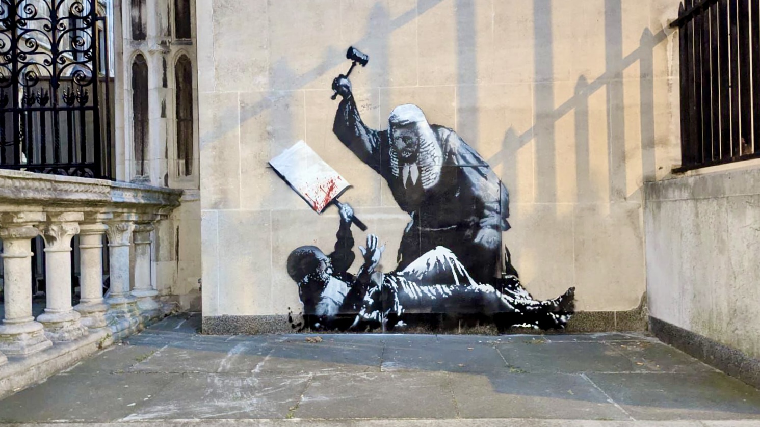 Street art recap 2025 Banksy mural in London