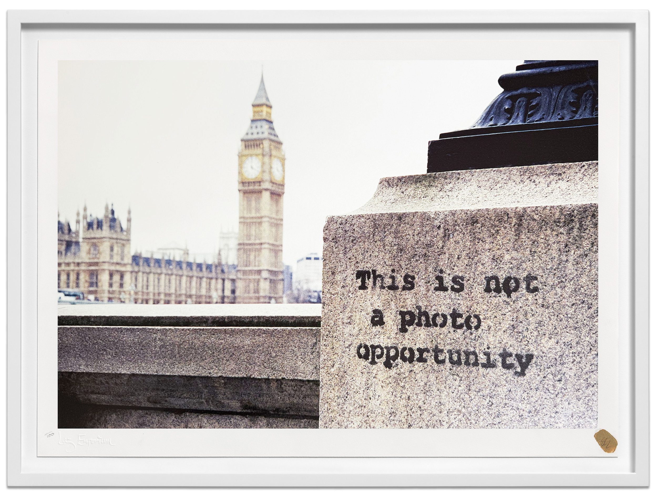 Steve Lazarides Photo Op Banksy photographic edition