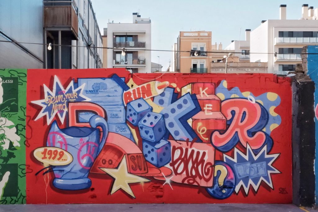 Urban art festival murals at B-Murals Nau Bostik