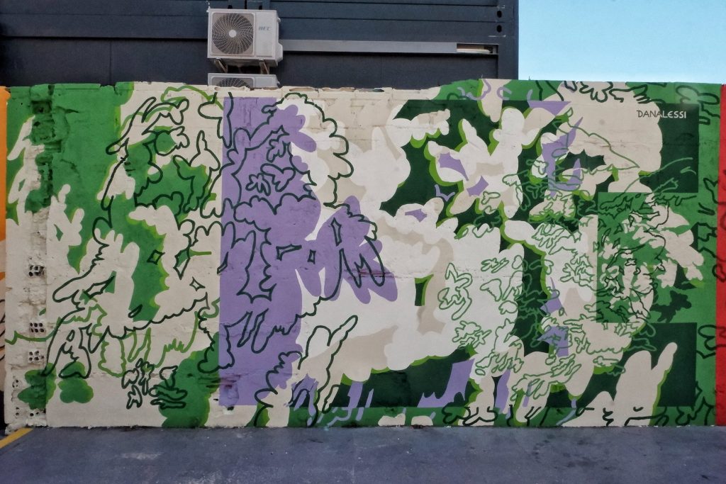 Urban art festival murals at B-Murals Nau Bostik