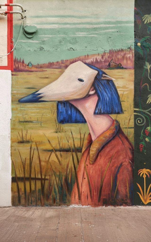 Urban art festival murals at B-Murals Nau Bostik