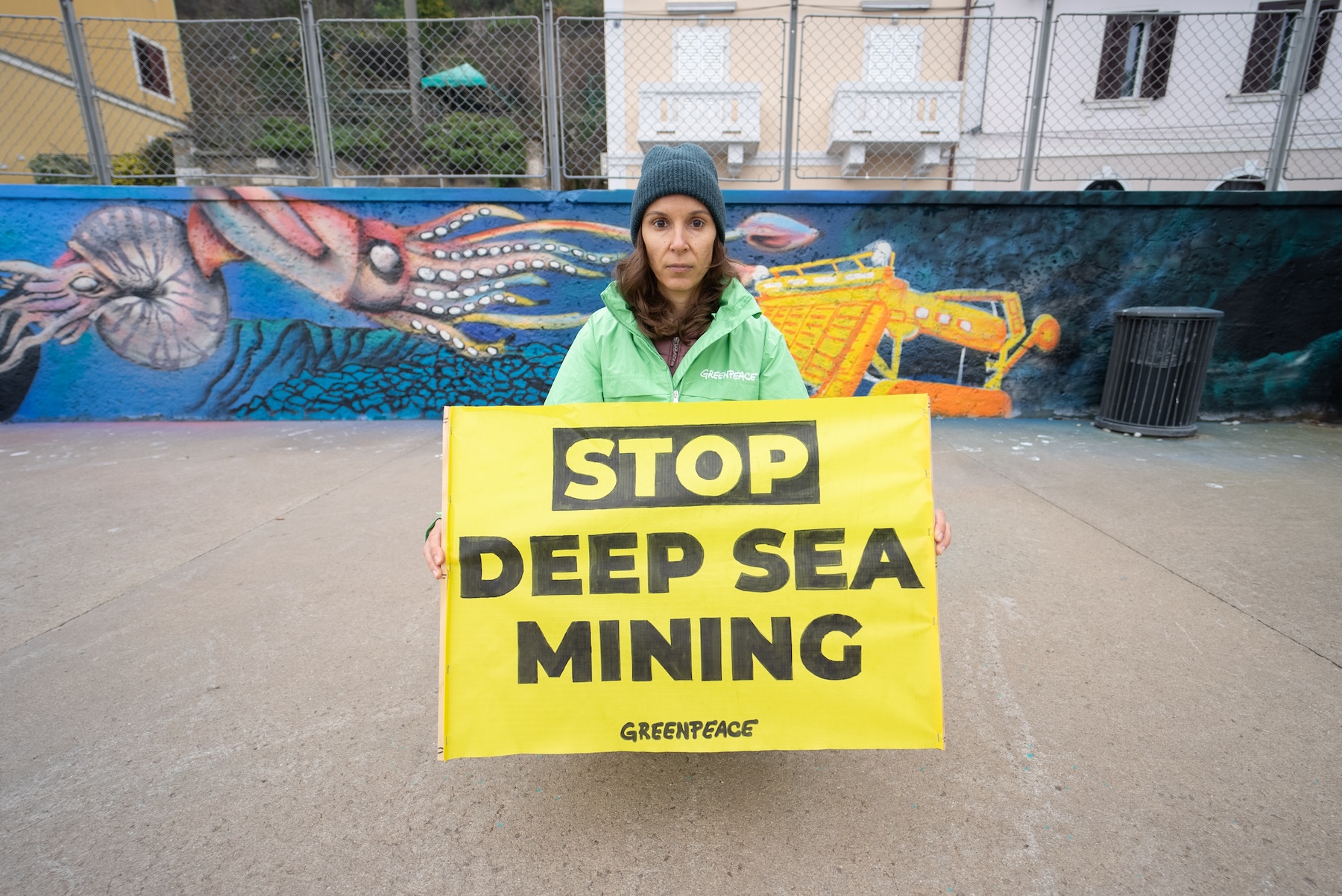 International street art responding to ocean protection and the High Seas Treaty