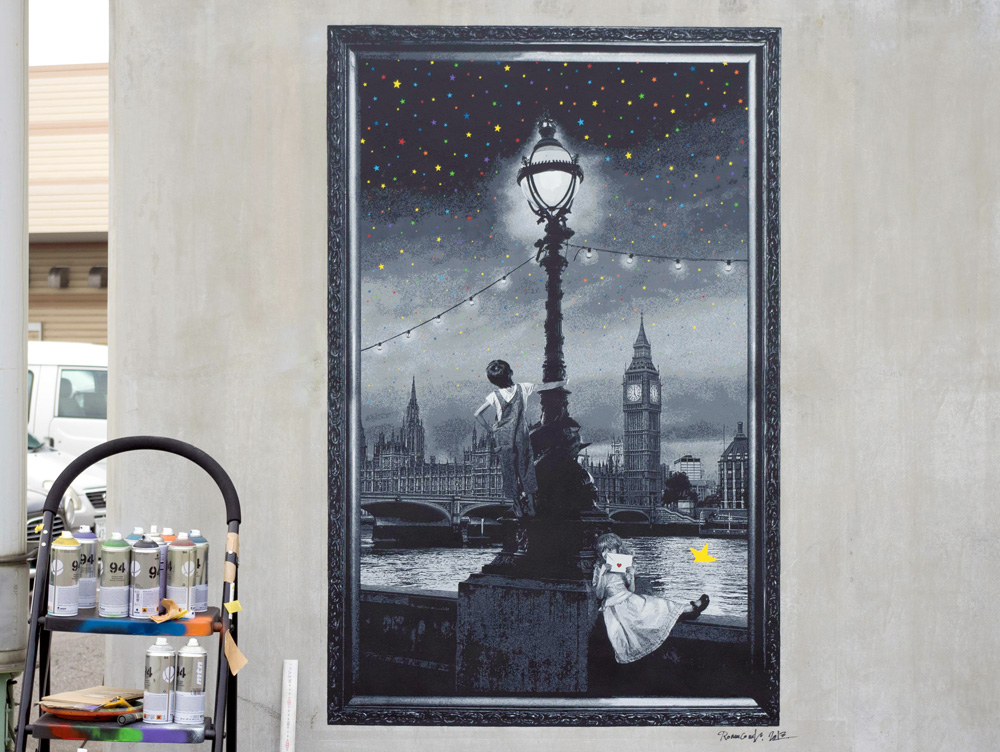 When You Wish Upon a Star RoamCouch mural London