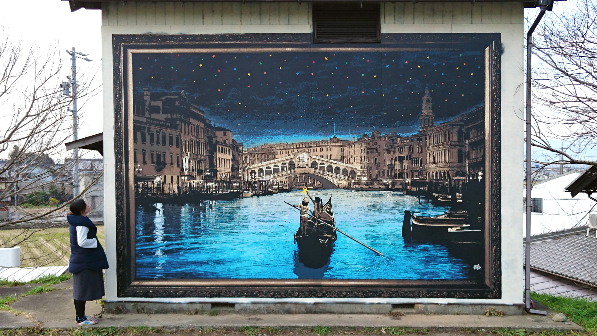 When You Wish Upon a Star RoamCouch mural Venice night sky