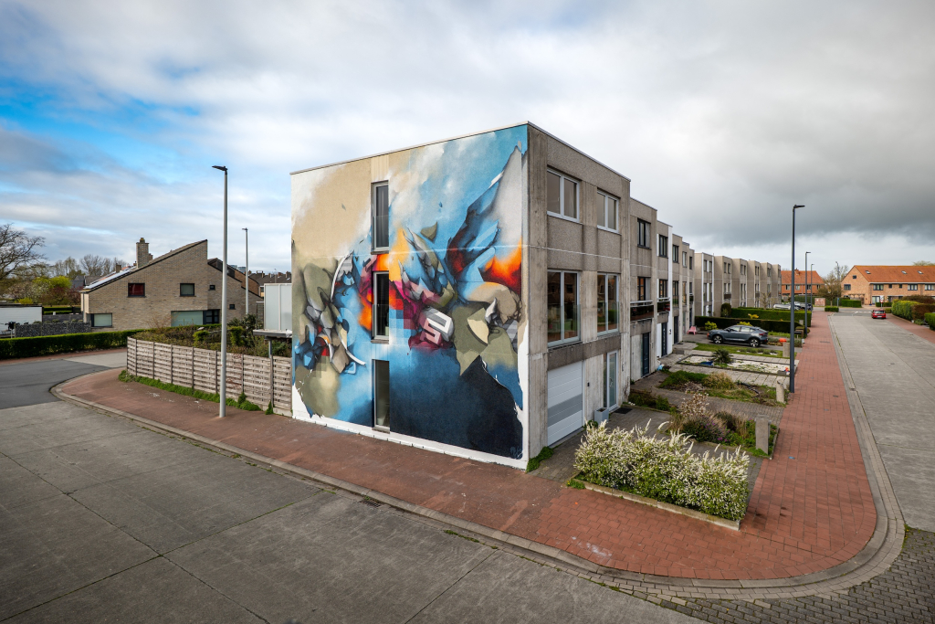 he Crystal Ship 10th Anniversary artwork by DOES in Ostend