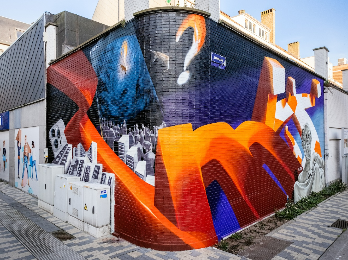 he Crystal Ship 10th Anniversary artwork by LOOMIT in Ostend