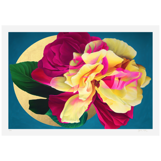 Nebula Rose 24ct. Gold Leaf Edition by Sophie Mess