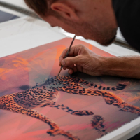 Sonny Sundancer - Sawedi (Hand-embellished) Print, 2025