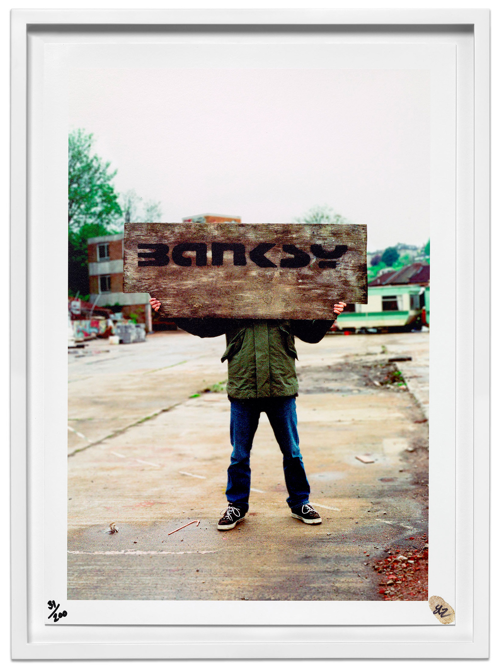 Steve Lazarides St Werburgh Banksy photograph