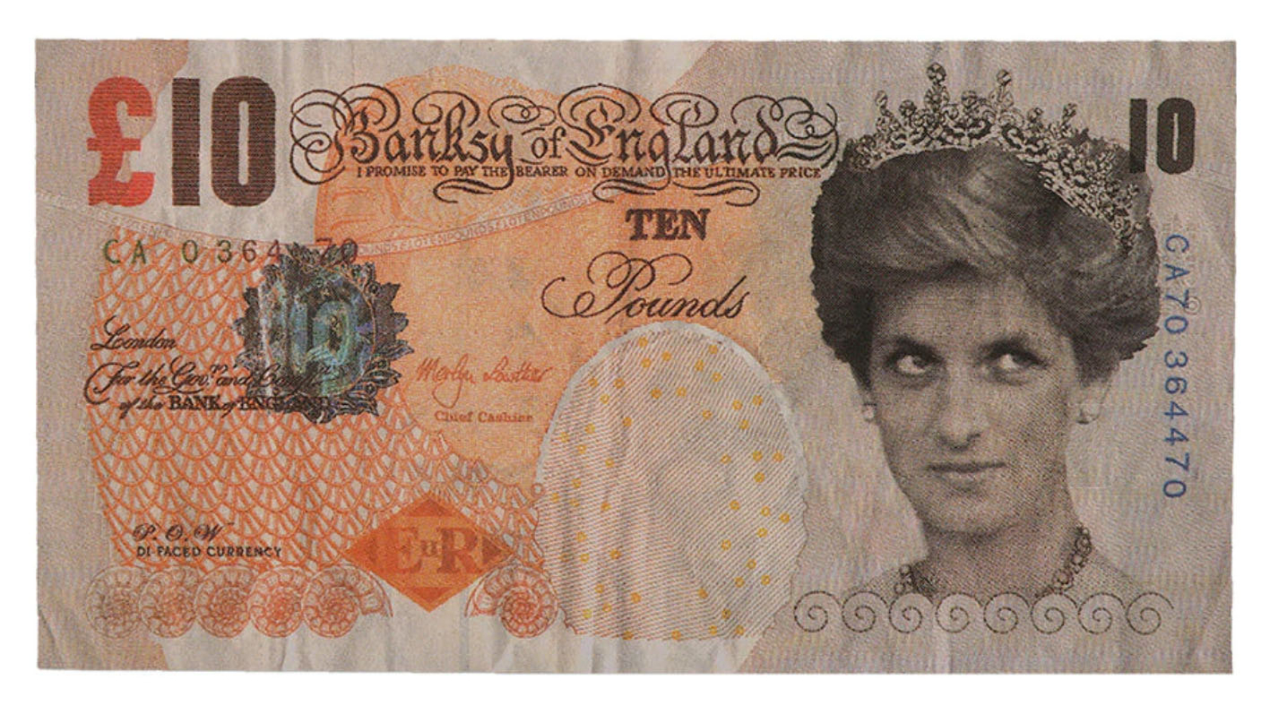 Banksy Di-Faced Tenner offset lithograph 2004 Lazarides provenance GraffitiStreet